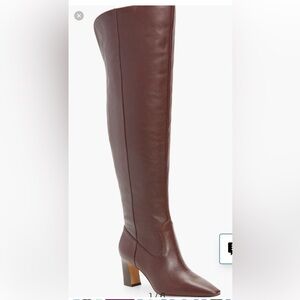 Vince Camuto Over the Knee Boots “Shalie” in Espresso Brown